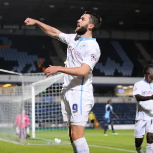 Johnstones Paint Trophy: Josh McQuoid's Opening Goal for Coventry City vs Wycombe Wanderers Johnstones Paint Trophy: Josh McQuoid's Opening Goal for Coventry City vs Wycombe Wanderers