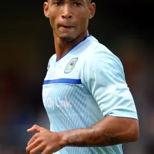Jordan Clarke in Action: Coventry City's Pre-Season Battle at De Montfort Park Against Hinckley United Jordan Clarke in Action: Coventry City's Pre-Season Battle at De Montfort Park Against Hinckley United