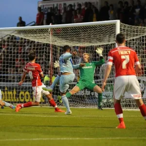 Jordan Clarke Scores Coventry City's Second Goal vs Barnsley in Sky Bet League One at Sixfields Stadium Jordan Clarke Scores Coventry City's Second Goal vs Barnsley in Sky Bet League One at Sixfields Stadium