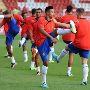 Jordan Willis of Coventry City Training at Matchroom Stadium for Capital One Cup Match against Leyton Orient Jordan Willis of Coventry City Training at Matchroom Stadium for Capital One Cup Match against Leyton Orient