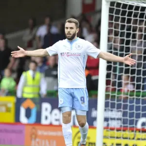 Josh McQuoid's Thrilling Goal Celebration: Coventry City in Sky Bet League One Victory over Swindon Town Josh McQuoid's Thrilling Goal Celebration: Coventry City in Sky Bet League One Victory over Swindon Town