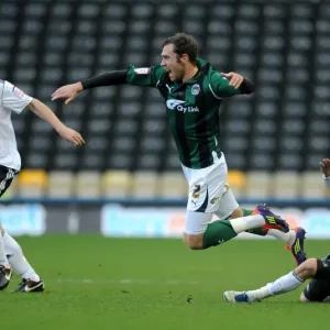 Keogh Fouled by Green: Coventry City vs Derby County Championship Clash at Pride Park Keogh Fouled by Green: Coventry City vs Derby County Championship Clash at Pride Park