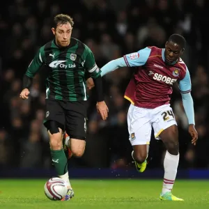 Keogh vs Nouble: Coventry City vs West Ham United - Npower Championship Showdown at Upton Park Keogh vs Nouble: Coventry City vs West Ham United - Npower Championship Showdown at Upton Park