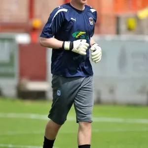 Lee Burge in Action: Coventry City FC's Goalkeeper at Pre-Season Friendly vs Accrington Stanley at Crown Ground Lee Burge in Action: Coventry City FC's Goalkeeper at Pre-Season Friendly vs Accrington Stanley at Crown Ground