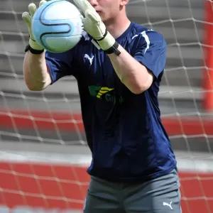 Lee Burge in Action: Coventry City Goalkeeper at Pre-Season Friendly vs Accrington Stanley Lee Burge in Action: Coventry City Goalkeeper at Pre-Season Friendly vs Accrington Stanley