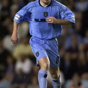 Lee Carsley: Coventry City vs Nottingham Forest, Nationwide League Division One (27-08-2001): A Battle on the Field Lee Carsley: Coventry City vs Nottingham Forest, Nationwide League Division One (27-08-2001): A Battle on the Field