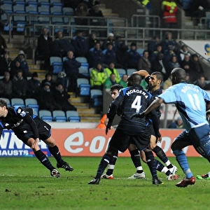 FA Cup Collection: FA Cup Round 3 Replay, 12-01-2010 v Portsmouth, Ricoh Arena