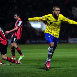 Leon Clarke's Thrilling Goal: Coventry City Upsets AFC Bournemouth in Football League One Leon Clarke's Thrilling Goal: Coventry City Upsets AFC Bournemouth in Football League One