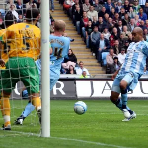 Print of Leon McKenzie's Goal at Ricoh Arena (09-08-2008) Print of Leon McKenzie's Goal at Ricoh Arena (09-08-2008)