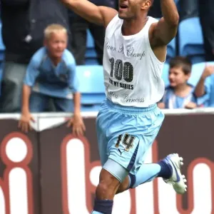Leon McKenzie Euphoric Goal Celebration Print Leon McKenzie Euphoric Goal Celebration Print