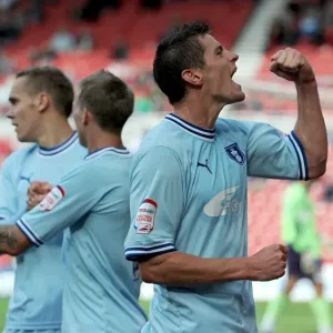 Lucas Jutkiewicz Scores First Goal for Coventry City vs. Middlesbrough (2011) Lucas Jutkiewicz Scores First Goal for Coventry City vs. Middlesbrough (2011)