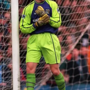 Magnus Hedman vs Arsenal: Coventry City Football Club in FA Carling Premiership Action Magnus Hedman vs Arsenal: Coventry City Football Club in FA Carling Premiership Action