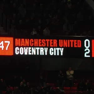 Classic Match Prints: 26th September 2007 - Carling Cup - Third Round - Manchester United v Coventry City - Old Trafford