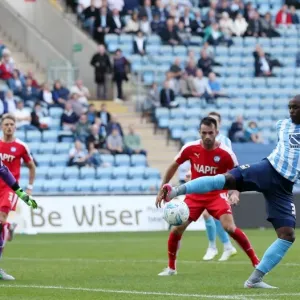 Marc Antoine-Fortune: Coventry City's Star Forward in Sky Bet League One Thriller vs Chesterfield at Ricoh Arena Marc Antoine-Fortune: Coventry City's Star Forward in Sky Bet League One Thriller vs Chesterfield at Ricoh Arena