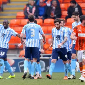 Marc-Antoine Fortune's Goal Celebration: Coventry City's First Strike in Sky Bet League One Against Blackpool (2015-16) Marc-Antoine Fortune's Goal Celebration: Coventry City's First Strike in Sky Bet League One Against Blackpool (2015-16)