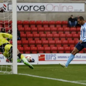 Marcus Tudgay Scores Coventry City's Second Goal in Sky Bet League One Match Against Swindon Town Marcus Tudgay Scores Coventry City's Second Goal in Sky Bet League One Match Against Swindon Town