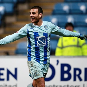 Marcus Tudgay Scores First Goal: Coventry City's Triumph over Scunthorpe United in Sky Bet League One at Ricoh Arena