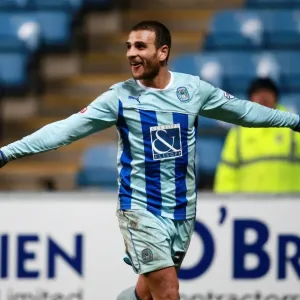 Marcus Tudgay Scores First Goal: Coventry City's Triumph over Scunthorpe United in Sky Bet League One at Ricoh Arena Marcus Tudgay Scores First Goal: Coventry City's Triumph over Scunthorpe United in Sky Bet League One at Ricoh Arena