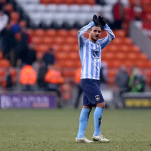 Marcus Tudgay's Victory Salute: Coventry City's Triumph at Blackpool (Sky Bet League One) Marcus Tudgay's Victory Salute: Coventry City's Triumph at Blackpool (Sky Bet League One)
