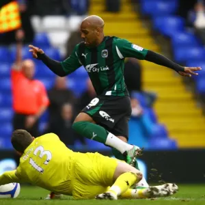 Marlon King vs. Colin Doyle: A FA Cup Fourth Round Showdown at St. Andrew's (29-01-2011) - Coventry City's Marlon King Faces Birmingham City's Colin Doyle Marlon King vs. Colin Doyle: A FA Cup Fourth Round Showdown at St. Andrew's (29-01-2011) - Coventry City's Marlon King Faces Birmingham City's Colin Doyle