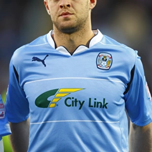Martin Cranie of Coventry City Before Npower Championship Match at Fratton Park Against Portsmouth (April 12, 2011)