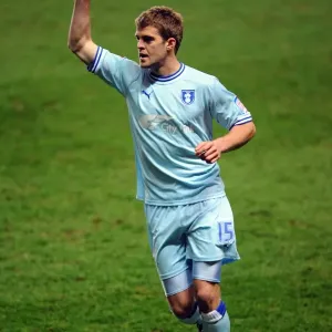 Martin Cranie Faces Crystal Palace at Ricoh Arena: Coventry City vs. Crystal Palace, Npower Championship (06-03-2012)