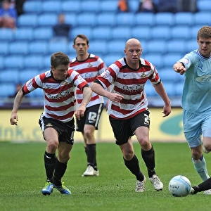 Martin Cranie's Determined Attack: Coventry City vs Doncaster Rovers (Npower Championship, 21-04-2012, Ricoh Arena)