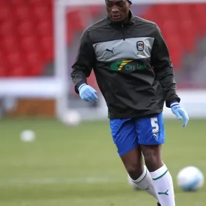 Nathan Cameron in Action: Coventry City vs Doncaster Rovers at Keepmoat Stadium (Football League One, 2012) Nathan Cameron in Action: Coventry City vs Doncaster Rovers at Keepmoat Stadium (Football League One, 2012)