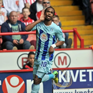 Nathan Delfouneso Scores First Goal for Coventry City: Sky Bet League One Triumph at Bramall Lane vs. Sheffield United (May 3, 2014)