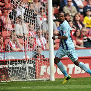 Nathan Delfouneso's Historic Goal: Coventry City Wins Sky Bet League One Championship at Bramall Lane vs. Sheffield United (May 3, 2014)