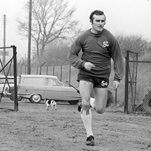 Noel Cantwell Sprints Ahead: Coventry City Manager's Intense Training Session with Surprising Canine Spectator (Former Managers)