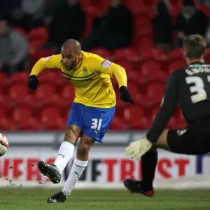 One on One: McGoldrick's Narrowly Wide Shot vs. Doncaster Rovers (Coventry City vs. Doncaster Rovers, Football League One, Keepmoat Stadium, 15-12-2012) One on One: McGoldrick's Narrowly Wide Shot vs. Doncaster Rovers (Coventry City vs. Doncaster Rovers, Football League One, Keepmoat Stadium, 15-12-2012)