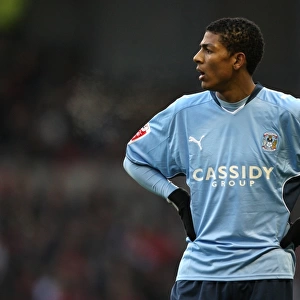 Patrick Van Aanholt in Action for Coventry City against Nottingham Forest in the Coca-Cola Football League Championship (28-12-2009)