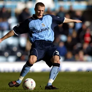 Peter Clarke in Action: Coventry City vs Burnley (Division One, March 13, 2004) Peter Clarke in Action: Coventry City vs Burnley (Division One, March 13, 2004)