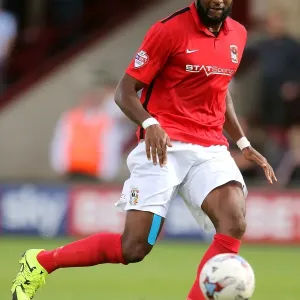 Reda Johnson spearheads Coventry City's Sky Bet League One Attack at Scunthorpe United, Glanford Park Reda Johnson spearheads Coventry City's Sky Bet League One Attack at Scunthorpe United, Glanford Park