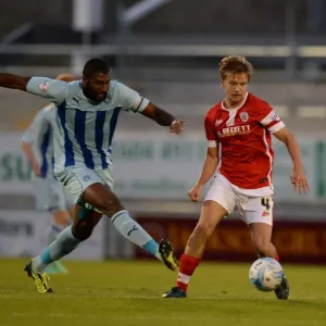 Reda Johnson vs. Luke Berry: Intense Tackle in Sky Bet League One Match Reda Johnson vs. Luke Berry: Intense Tackle in Sky Bet League One Match