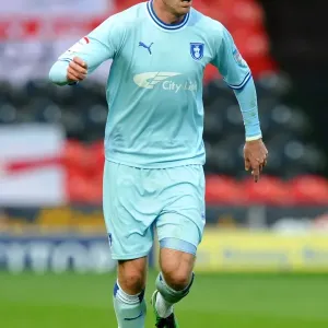 Richard Keogh in Action: Coventry City vs Burnley, Npower Championship, Ricoh Arena Richard Keogh in Action: Coventry City vs Burnley, Npower Championship, Ricoh Arena