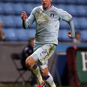 Richard Keogh in Action: Coventry City vs Cardiff City, Npower Championship (22-11-2011) - Ricoh Arena
