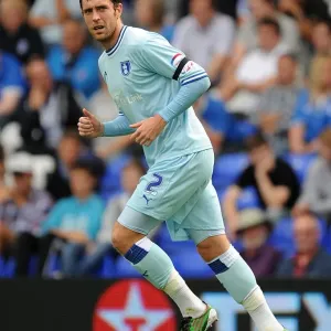 Richard Keogh of Coventry City Faces Off Against Birmingham City in Npower Championship Match at St. Andrew's - August 13, 2011