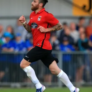 Romain Vincelot of Coventry City in Action against Portsmouth during Pre-Season Friendly at Havant and Waterlooville Romain Vincelot of Coventry City in Action against Portsmouth during Pre-Season Friendly at Havant and Waterlooville