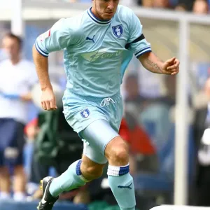 Roy O'Donovan of Coventry City in Action against Birmingham City in Football League Championship
