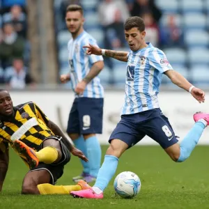 Ruben Lameiras Goes for Glory: Coventry City vs Shrewsbury Town, Sky Bet League One, Ricoh Arena Ruben Lameiras Goes for Glory: Coventry City vs Shrewsbury Town, Sky Bet League One, Ricoh Arena