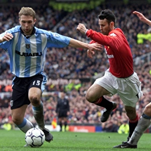 Ryan Giggs Dashes Past Coventry City's Defense at Old Trafford (April 2001)