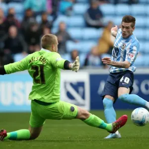 Ryan Kent's Dramatic Shot Saved: Coventry City vs Shrewsbury Town, Sky Bet League One Ryan Kent's Dramatic Shot Saved: Coventry City vs Shrewsbury Town, Sky Bet League One