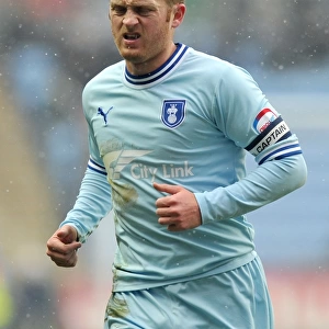 Sammy Clingan in Action: Coventry City vs Ipswich Town, Npower Championship (04-02-2012) - Ricoh Arena