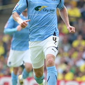 Sammy Clingan of Coventry City in Action Against Norwich City in the Npower Championship, Carrow Road (07-05-2011)