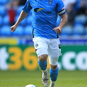 Sammy Clingan of Coventry City in Action against Scunthorpe United in the Npower Championship at Ricoh Arena (22-04-2011)