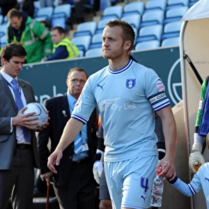 Sammy Clingan and Coventry City Players Emerging from Tunnel before Burnley Match, Npower Championship 2011