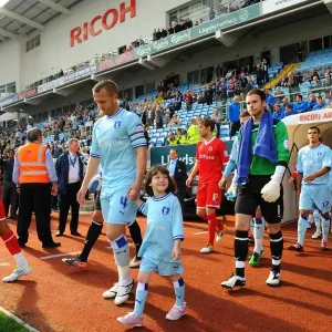 Sammy Clingan Kicks Off Coventry City's Championship Match Against Reading (24-09-2011, Ricoh Arena) Sammy Clingan Kicks Off Coventry City's Championship Match Against Reading (24-09-2011, Ricoh Arena)