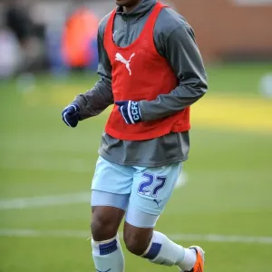 Sean Jeffers in Action for Coventry City vs Peterborough United at London Road (Npower Championship, 17-12-2011)
